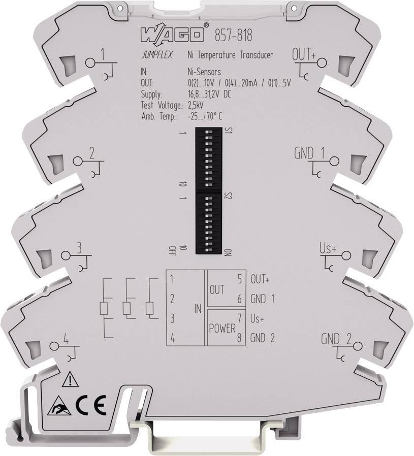 WAGO GmbH & Co. KG Ni-Messumformer 857-818-0