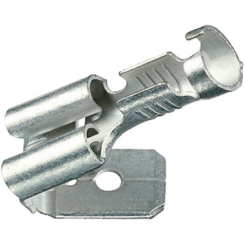 Thumbnail - Klauke 18203AZ Flachsteckhülse mit Abzweig Steckbreite: 4.8 mm Steckdicke: 0.8 mm 180 ° Unisoliert Metall 1 St.