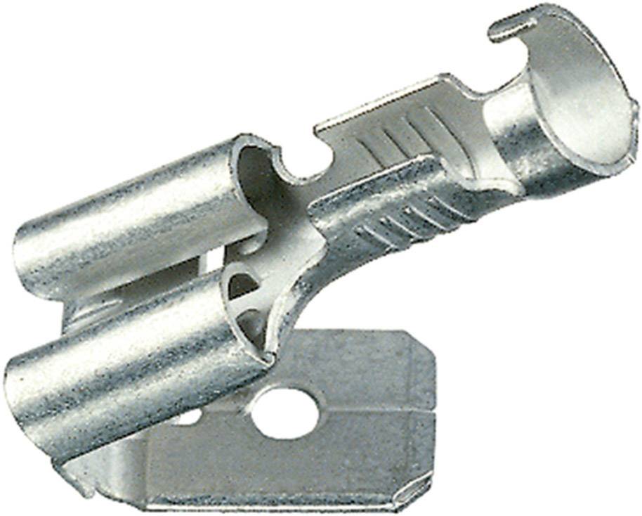 Klauke 18303AZ Flachsteckhülse mit Abzweig Steckbreite: 4.8 mm Steckdicke: 0.8 mm 180 ° Unisoliert Metall 1 St.