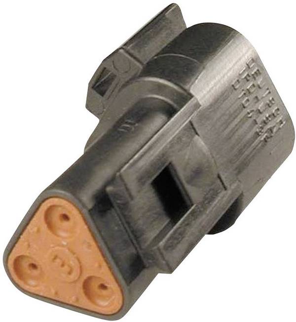 TE Connectivity DT 04-3P-CE02 Rundstecker Stecker, gerade Gesamtpolzahl: 3 Serie (Rundsteckverbinder): DT 1 St.