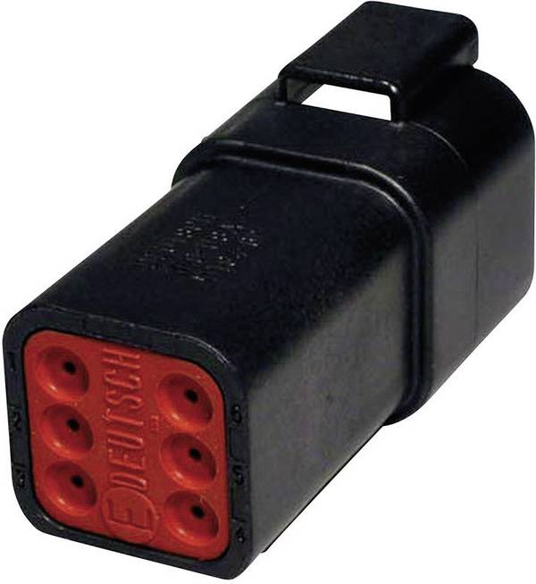 TE Connectivity DT 04-6 P-CE02 Rundstecker Stecker, gerade Gesamtpolzahl: 6 Serie (Rundsteckverbinder): DT 1 St.