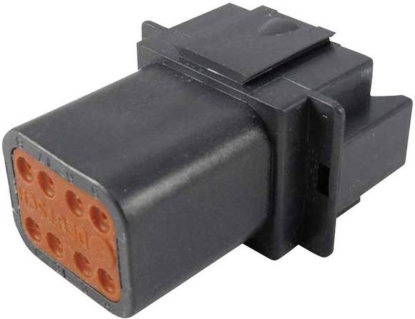 TE Connectivity DT 04-08 PA-CE02 Rundstecker Stecker, gerade Gesamtpolzahl: 8 Serie (Rundsteckverbinder): DT 1 St.