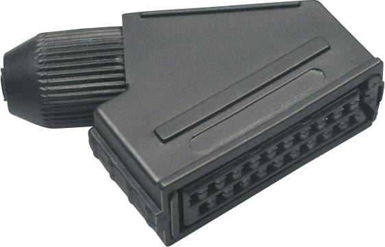 BKL Scart-Steckverbinder Buchse, gewinkelt Polzahl: 21 Schwarz BKL Electronic 0903014 1 St.