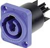 Neutrik Netz-Steckverbinder powerCON Stecker, Einbau vertikal Gesamtpolzahl: 2 + PE 20 A Blau 1 St.