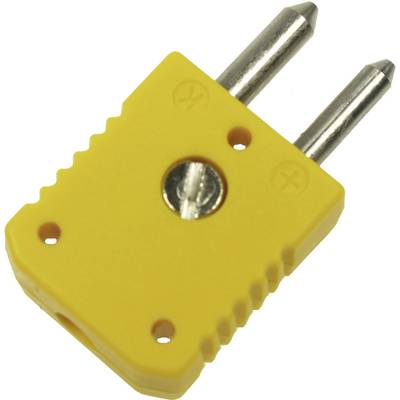 B + B Thermo-Technik 0220 0004 Standardstecker Typ K, gelb Gelb Inhalt: 1 St.