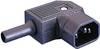 Bulgin PX0686/SE Kaltgeräte-Steckverbinder PX Stecker, gerade Gesamtpolzahl: 2 + PE 10 A Schwarz 1 St.
