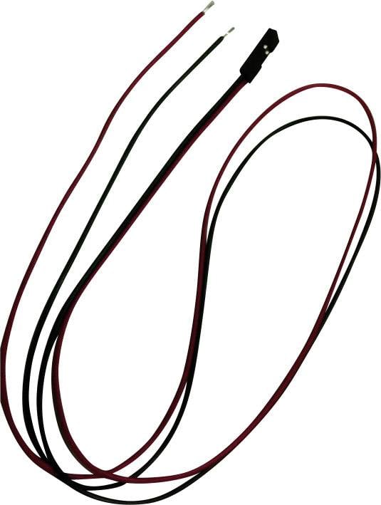 TRU COMPONENTS Konfektionierte Litze Polzahl Gesamt 2 Rastermaß: 2.54 mm 741213 1 St.