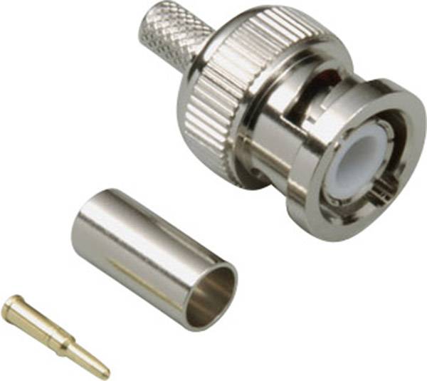 BKL Electronic 0401274 0401274 BNC-Steckverbinder Stecker, gerade 50 Ω 1 St.