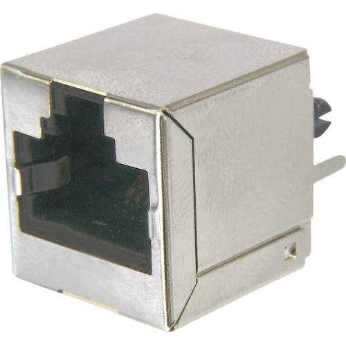 ASSMANN WSW AMJ-188-10101-CAT6 Modular Buchse, RJ45, CAT 6 AMJ-188-10101-CAT6 Buchse, Einbau vertikal Pole: 8P8C Silber ...