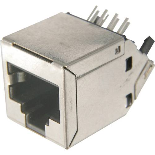 TRU COMPONENTS TC-AMJ-188-30101-CAT6-203 Modular Buchse, RJ45, CAT 6 1586534 Buchse, Einbau horizontal 1 St.