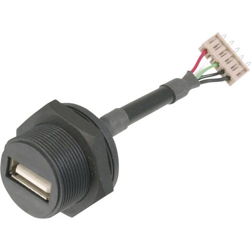 USB-Steckverbinder 2.0 - IP67 Buchse, Einbau USB A-Buchse auf 5pol.Stecker A-USB-APFS ASSMANN WSW Inhalt: 1 St.
