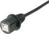 USB-Steckverbinder 2.0 - IP67 Buchse, Einbau TC-A-KAB-USBB-FS-1M-203 USB B-Buchse mit 1m Kabel 1586512 TRU COMPONENTS Inhalt: 1 St.