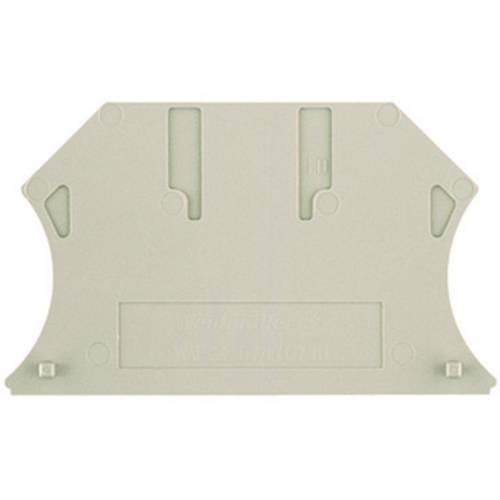 Weidmüller 1704750000-1 Abschlussplatte Passend für (Details): ZDUB 2.5-2/… Beige 1 St.