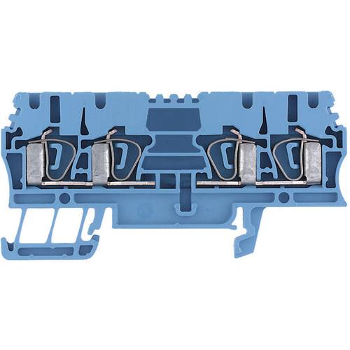 Weidmüller 1608580000-1 Durchgangsreihenklemme Zugfeder Blau 1 St.