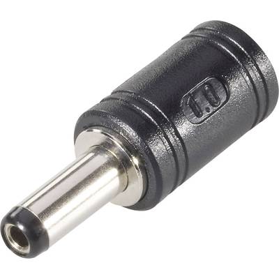 BKL 075109: DC-Kabel Stecker 2,5 - 5,5mm rt - sw 0,5m bei reichelt  elektronik