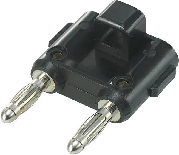 TRU COMPONENTS TC-R8-84 Verbindungsstecker Schwarz Stift-Ø: 4 mm Stiftabstand: 19 mm 1 St.