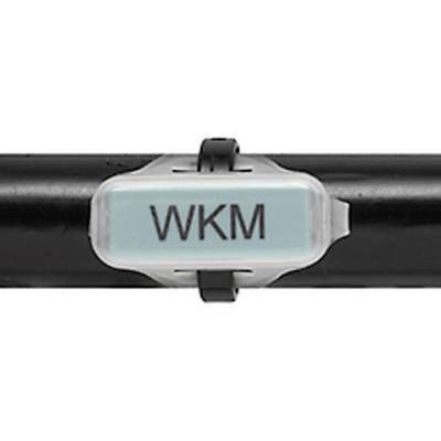 Weidmüller 1610700000-1 WKM 18/43 Leitermarkierer  Beschriftungsfläche: 18 x 40 mm Transparent  1 St.