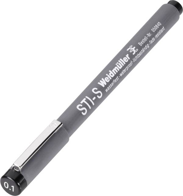Weidmüller 508401694-1 Einweg-Schreibstift Passend für (Details): Kabelmarkierung Schwarz 1 St.