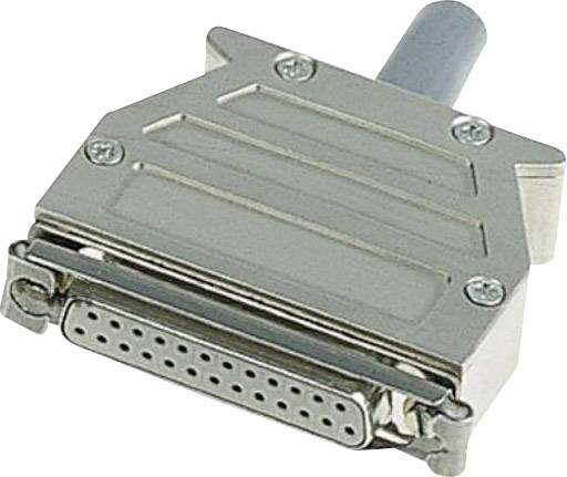 HARTING D-SUB Gehäuse Polzahl: 37 Kunststoff, metallisiert 180 ° Silber 09 67 037 0453 1 St. (09 67