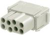 HARTING 09140083101 Buchseneinsatz Han® C-Modul 8 + PE Crimpen 10 St.