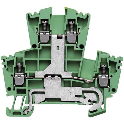 Weidmüller 1036300000-1 Schutzleiter-Doppelstockklemme Schrauben Grün-Gelb 1 St.