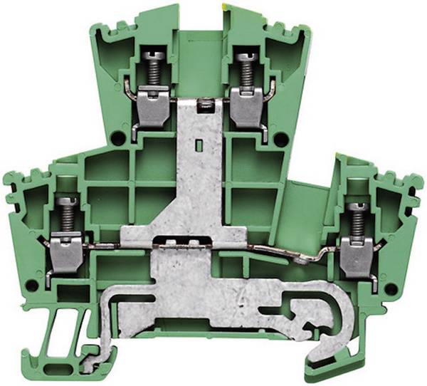Weidmüller 1036300000-1 Doppelstock-Schutzleiterklemme  Schrauben  Grün-Gelb 1 St.