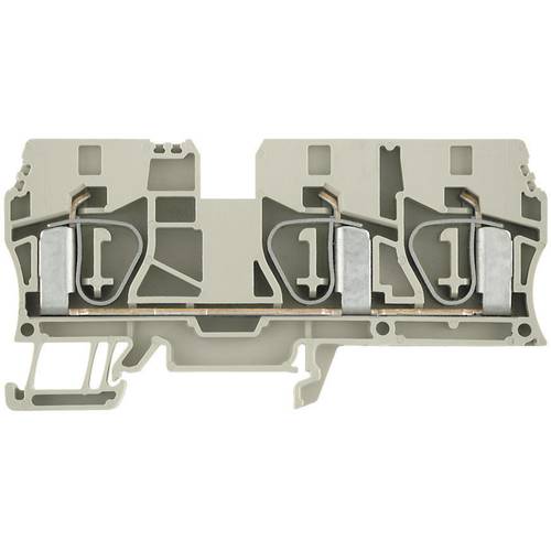 Weidmüller 1767690000-1 Durchgangsreihenklemme Zugfeder Dunkelbeige 1 St.