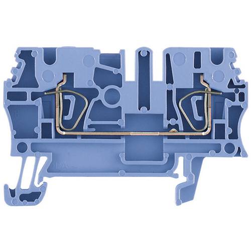 Weidmüller 1608630000-1 Durchgangsreihenklemme Zugfeder Blau 1 St.