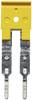 Weidmüller 1608860000-1 Querverbinder Passend für (Details): ZDU 2.5…, ZDK 2.5..., PDL 4/…, PDU 2.5/4 /3/4AN, PTR 2.5/4…, PDK … Gelb 1 St.