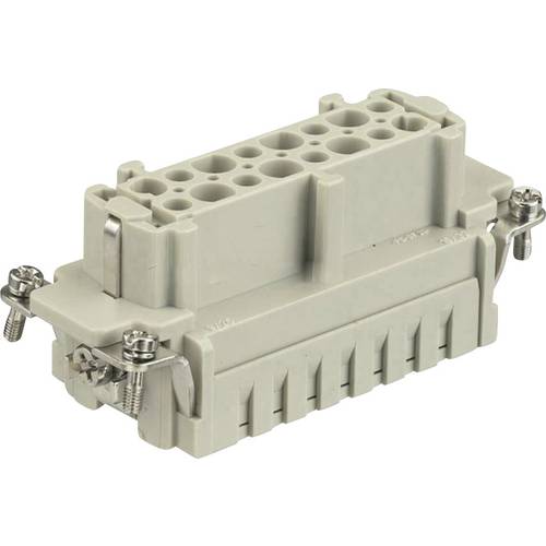 HARTING 09330162716 Buchseneinsatz Han® E 16 + PE Käfigzugfeder 1 St.