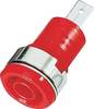 Stäubli SLB4-F/A Sicherheits-Laborbuchse Buchse, Einbau Stift-Ø: 4 mm Rot 1 St. Piece