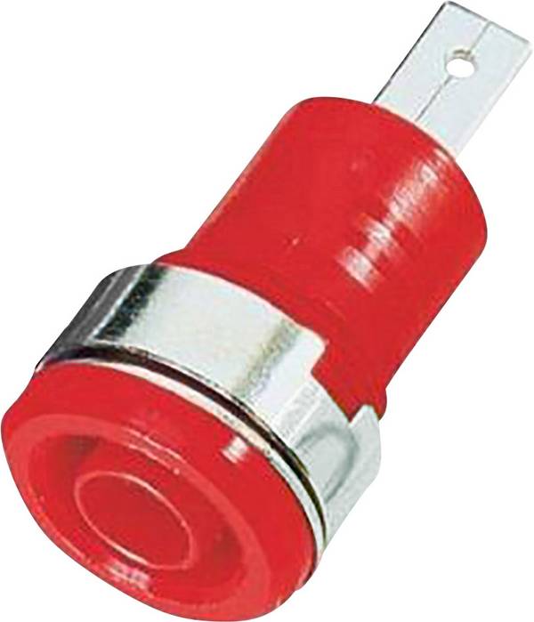 Stäubli SLB4-F/A Sicherheits-Laborbuchse Buchse, Einbau Stift-Ø: 4 mm Rot 1 St. Piece