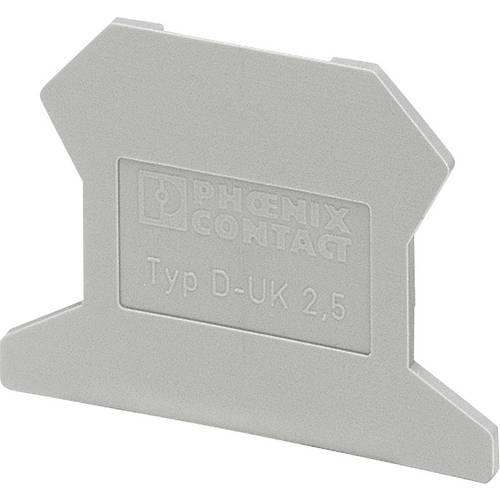 Phoenix Contact 3003020 Abschlussdeckel Passend für (Details): UK 5/6/10 N Grau 1 St.