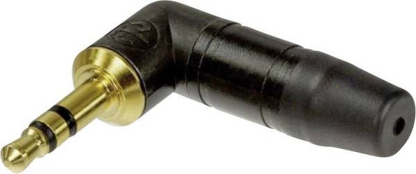 Neutrik NTP3RC-B Klinken-Steckverbinder 3.5 mm Stecker, gewinkelt Polzahl: 3 Stereo Schwarz 1 St.