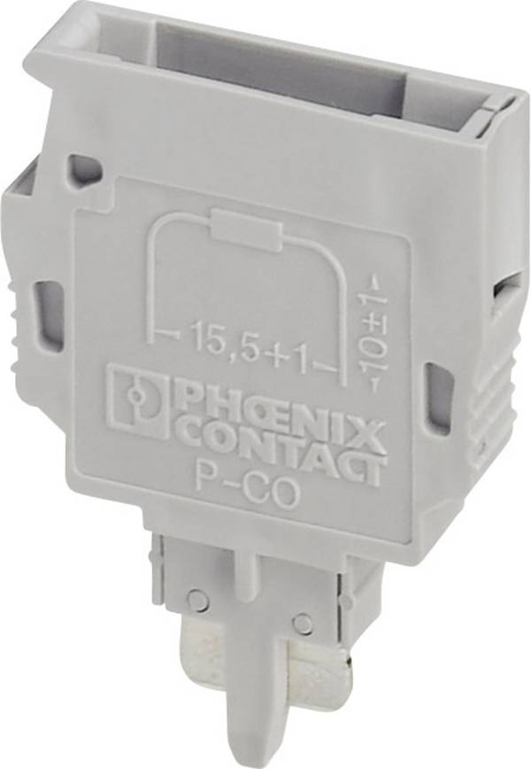 Phoenix Contact 3036796 Bauelementestecker Passend für (Details): 2polige Bauelemente Grau 1 St.