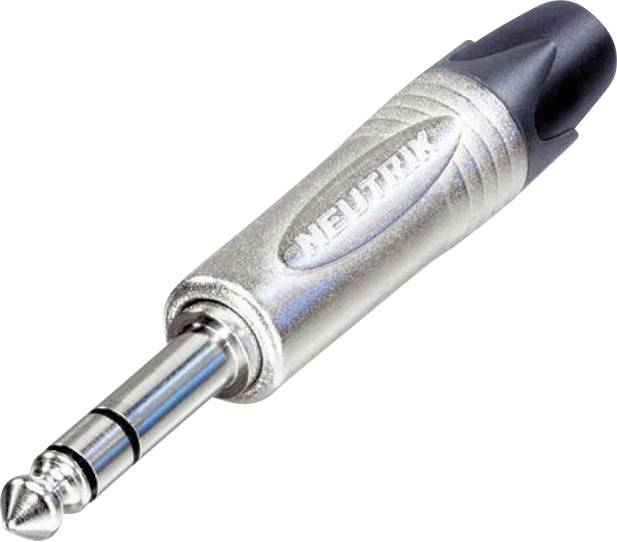 NEUTRIK Klinken-Steckverbinder 6.35 mm Stecker, gerade Polzahl: 3 Stereo Silber Neutrik NP3X 1 St.