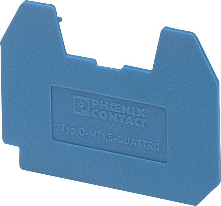 Phoenix Contact 3025309 Abschlussdeckel Passend für (Details): MT 1.5 -QUATTRO BU Blau 1 St.