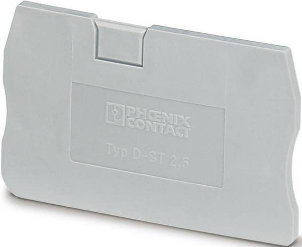 Phoenix Contact 3030417 Abschlussdeckel Passend für (Details): ST 1,5, ST 2,5, PT 2,5 Grau 1 St.