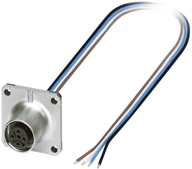 PHOENIX CONTACT M12 Sensor-/Aktor-Einbausteckverbinder Pole: 4 SACC-SQ-M12FS-4CON-25F/0,5 Inhalt: 1