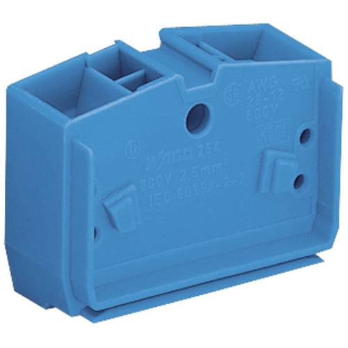 WAGO 264-351 Einzelklemme 10 mm Zugfeder Belegung: L Grau 1 St.