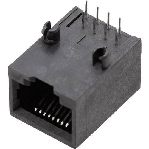 Thumbnail - BEL Stewart Connectors SS64800-010F Modulare Einbaubuchse SS64800-010F Buchse, Einbau horizontal Pole: 8P8C Schwarz 1 St...