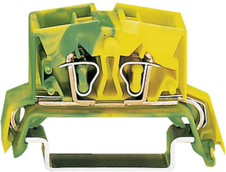 WAGO 4-L-Schutzleiterkl. 2,5qmm 264-737 grün-gelb 2x0,5-2,5qmm Mini-Klemme