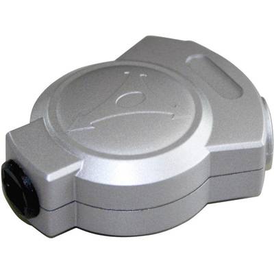 Hicon Toslink Digital-Audio Y-Adapter [1x Toslink-Buchse (ODT) - 2x Toslink-Buchse (ODT)] 0.00 m Silber 