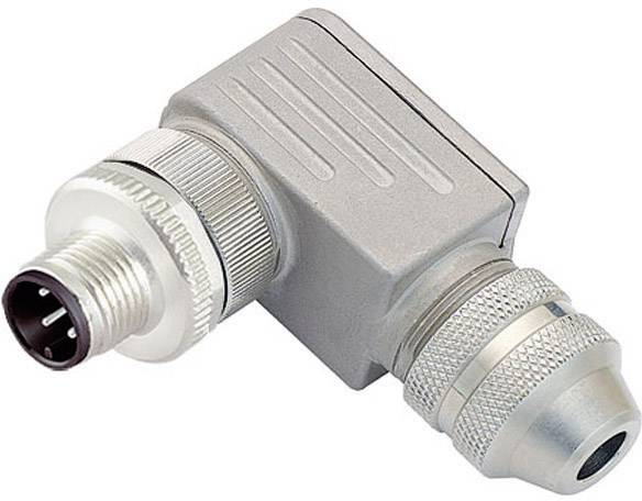 BINDER Sensor-/Aktor-Steckverbinder M12, Schraubverschluss, gewinkelt Pole: 4 99-1429-824-04 Binder