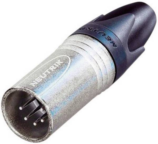 Neutrik NC5MXX XLR-Steckverbinder Stecker, gerade Polzahl: 5 Silber 1 St.