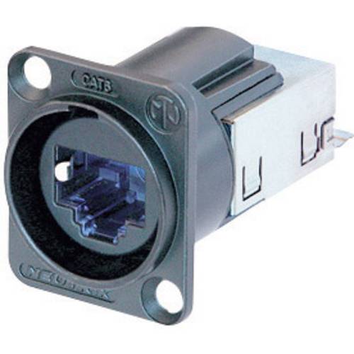 Thumbnail - Neutrik NE8FDY-C6-B EtherCon® RJ45 CAT6 Einbaubuchsen NE8FDY-C6-B Buchse, Einbau NE8FDY-C6-B Pole: 8P8C Schwarz 1 St.