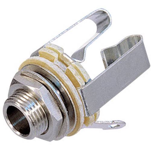 Rean AV NYS 230 Klinken-Steckverbinder 6.35 mm Buchse, Einbau vertikal Polzahl: 3 Stereo Silber 1 St.