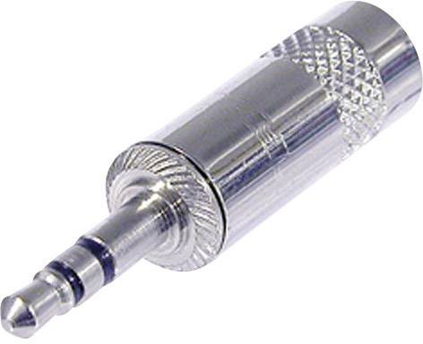 REAN AV Klinken-Steckverbinder 3.5 mm Stecker, gerade Polzahl: 3 Stereo Silber Rean AV NYS 231 1 St.