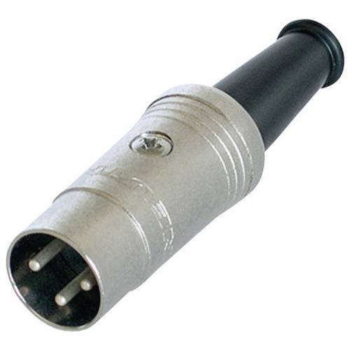 Rean AV NYS321 DIN-Rundsteckverbinder Stecker, gerade Polzahl: 3 Schwarz 1 St.