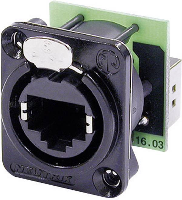 RJ45 Durchgangs-Einbaubuchse
